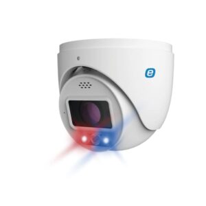 eSmartData XE42T-GEN3 4MP turret IP camera with PoE, smart dual light and strobe